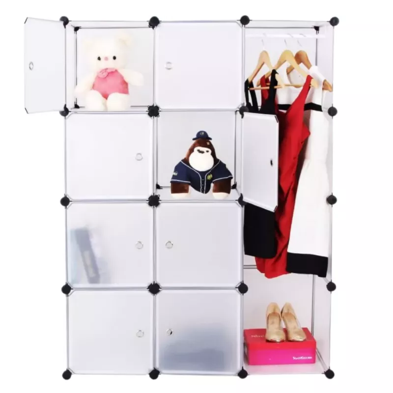 LEAN modulaire schoenenrek-accessoires 5 vakken transparant