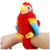 LEAN TOYS Pluche mascotte papegaai armband pols rood