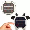 LEAN TOYS Elektronisch spel 3in1 boter-kaas-en-eieren memory koe zwart en wit