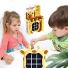 LEAN TOYS Elektronisch spel 3in1 boter-kaas-en-eieren memory giraffe geel
