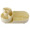 LEAN Multifunctionele Cosmetica Organizer, draaibaar, ruim, beige