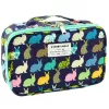 LEAN Etui Schoolorganizer Cosmetische Tas Extra Vak Marineblauw 22.5cm