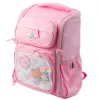 LEAN eenhoorn schoolrugzak borstband roze 20L