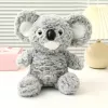 LEAN TOYS pluche mascotte knuffel koala beer grijs 22cm