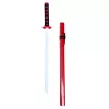 LEAN TOYS houten katana-zwaard speel-trainingsattribuut rood 70cm