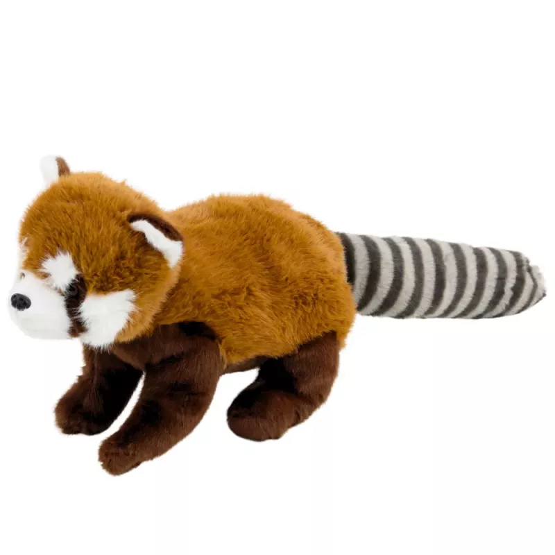 LEAN TOYS pluche mascotte knuffel panda rood 45cm