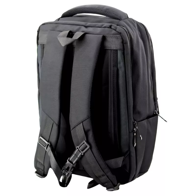 LEAN City business rugzak USB borstband zwart 26L 45cm