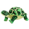 LEAN TOYS Pluchen schildpad mascotte knuffel groen 25 cm