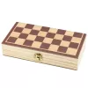 LEAN TOYS Classic Logic Game houten schaakspel opvouwbare koffer bord