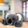 LEAN TOYS Pluche koala beer liggend grijs 30 cm