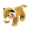 LEAN TOYS Pluche mascotte knuffel tijgerkat bruin 25cm