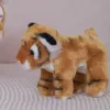 LEAN TOYS Pluche mascotte knuffel tijgerkat bruin 25cm