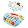 LEAN TOYS Vijf-Toons Educatieve Piano voor Peuters Blauwe Zon