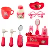 LEAN TOYS Eenhoorn Tandarts Educatieve Set Dokter Tandarts Roze