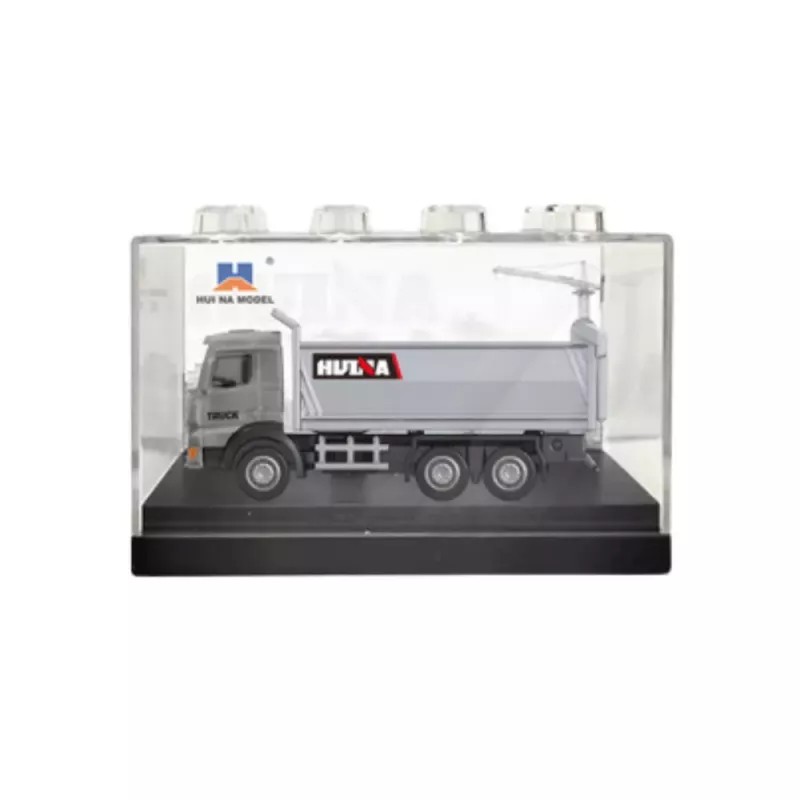 Huina 22731 kiepwagen metalen verzamelmodel zilver 1:80