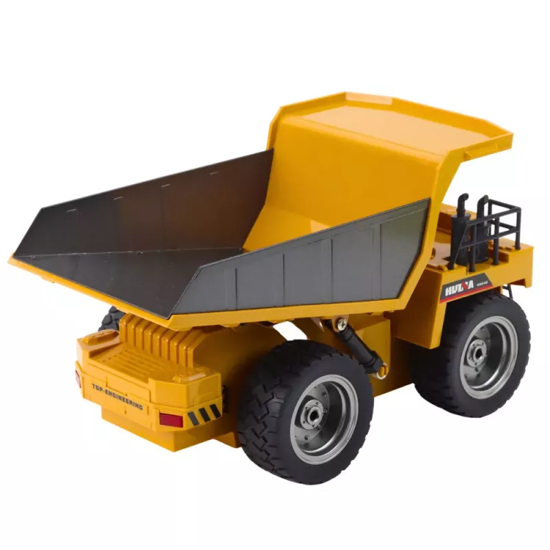 Huina RC kiepwagen geel 9-CH 1:18