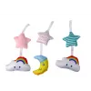 LEAN TOYS babybedmobiel sky geluid roze
