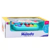 LEAN TOYS Interactieve piano voor kinderen Gears blauw