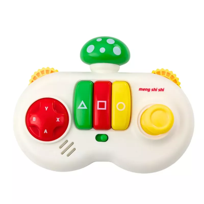 LEAN TOYS Console Pad interactieve sensorische paddenstoel voor kinderen met licht en geluid