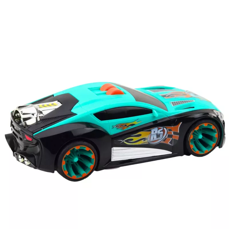 LEAN TOYS Rocket Race Car achterwielaandrijving lichten geluiden