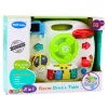 LEAN TOYS Paneel interactieve tafel educatief stuurwiel 2in1 lichten geluiden