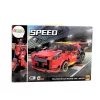 LEAN TOYS Robotauto 2in1 bouwstenen GT3 rood 335 stuks