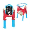 LEAN TOYS 5in1 leerbord met stoel multifunctionele accessoires blauw