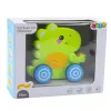 LEAN TOYS baby dinosaurus trekdiertje geluiden rammelaar groen