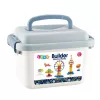 LEAN TOYS sneeuwvlok bouwstenen set in koffer 140 stuks