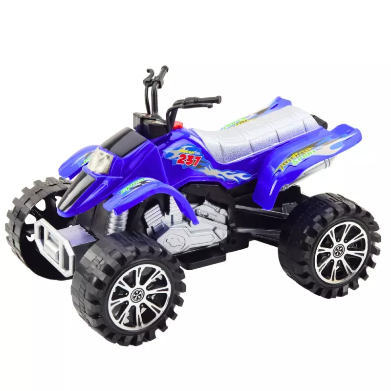 LEAN TOYS quad terrein aandrijving rupswielen blauw
