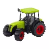 LEAN TOYS Groene landbouwtractor met aanhanger voor boomstammen 47cm