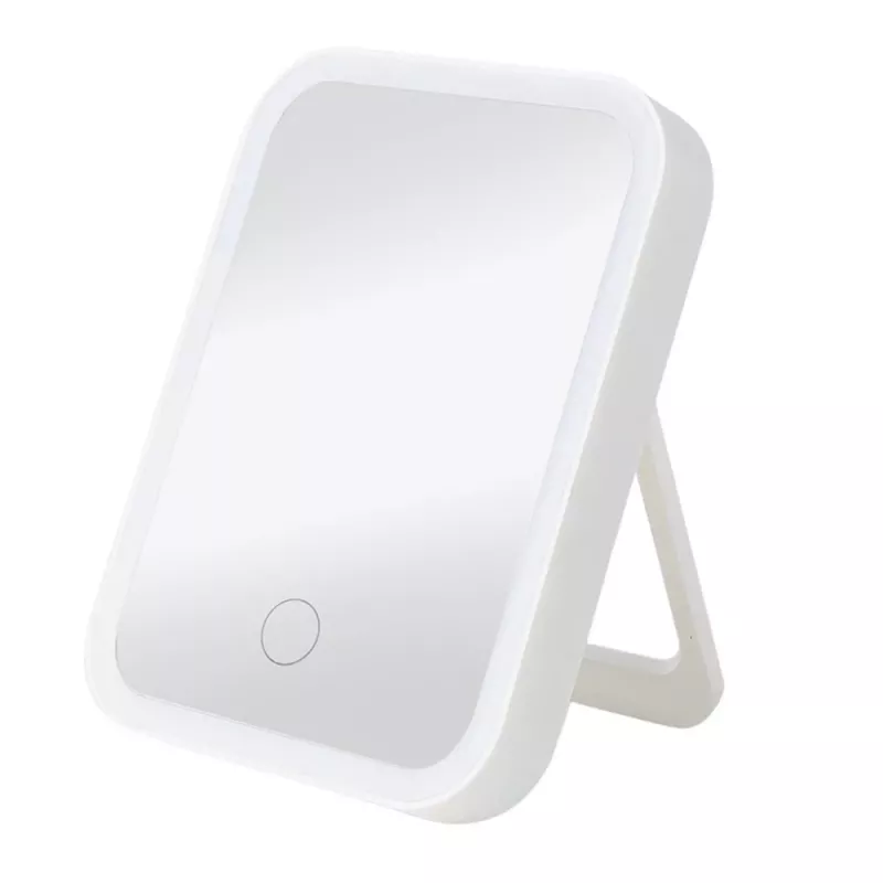 LEAN LED verlichte spiegel 3 verlichtingsmodi 90° kantelhoek wit