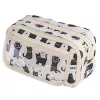 LEAN etui schoolset zwarte katten wit 21cm