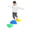 LEAN TOYS Sensorisch leerpad - gekleurde balansstenen, 6 stuks