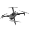 LEAN TOYS Drone Y329 HD camera WiFi FPV quadcopter met LED-verlichting, app-besturing, zwart carbon