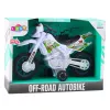 LEAN TOYS motocross offroad drive licht en geluid wit