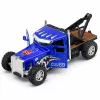 LEAN TOYS classic takelwagen met pull-back drive, metaal, openende deuren, 1:32 mix