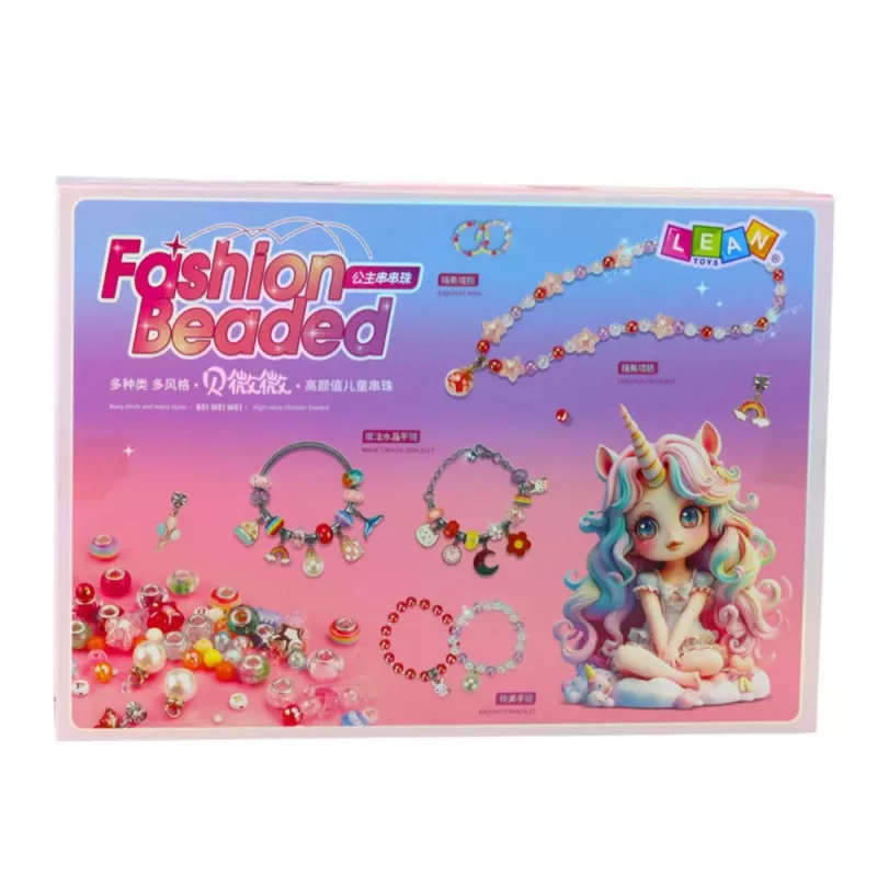LEAN TOYS DIY sieraden armband kralen hanger knutselset