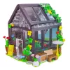 LEAN TOYS Mini-broeikas tuinhuis bouwstenen 588 delen