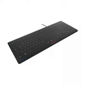 CHERRY STREAM PROTECT KEYBOARD bedraad US-layout zwart
