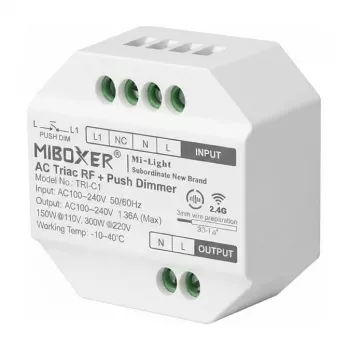 Miboxer Synergy 21 LED AC TRIAC-dimmer RF+Push (TRI-C1)