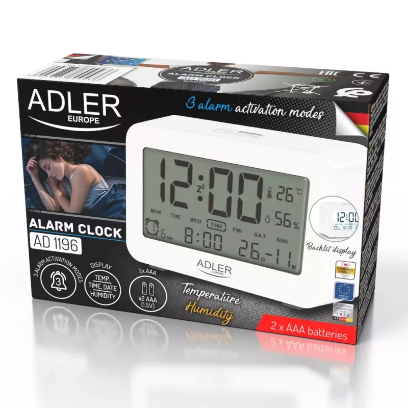 Adler AD 1196 elektrische waterkoker, wit