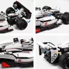 LEAN TOYS Bouwstenen F1 Racewagen Wit en Rood 1235 stuks