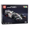 LEAN TOYS Bouwstenen F1 Racewagen Wit en Rood 1235 stuks