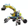 LEAN TOYS Bouwstenen Mobiele All Terrain Graafmachine 1392 stuks