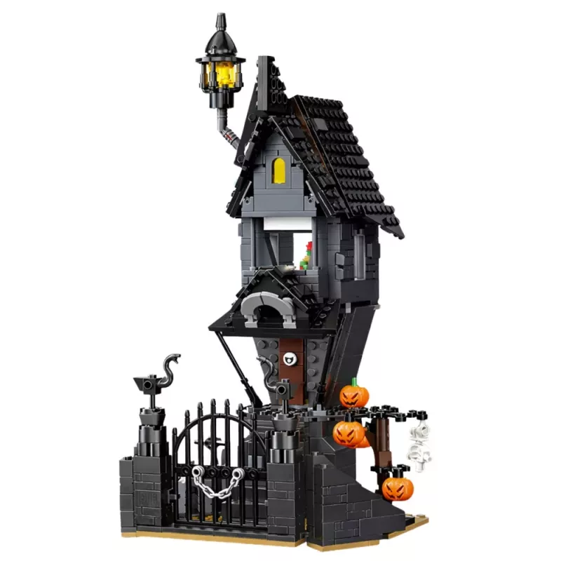 LEAN TOYS Bouwstenen Spookhuis Halloween-toren 581 onderdelen