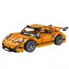 LEAN TOYS Bouwstenen GT Racewagen Oranje 1:14 1268 stuks