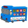 LEAN TOYS Elektrische piano Leerspeelgoed voor peuters Blauwe bus