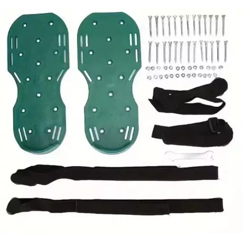LEAN Aerator Scarifier Schoenovertrekken met gras spikes