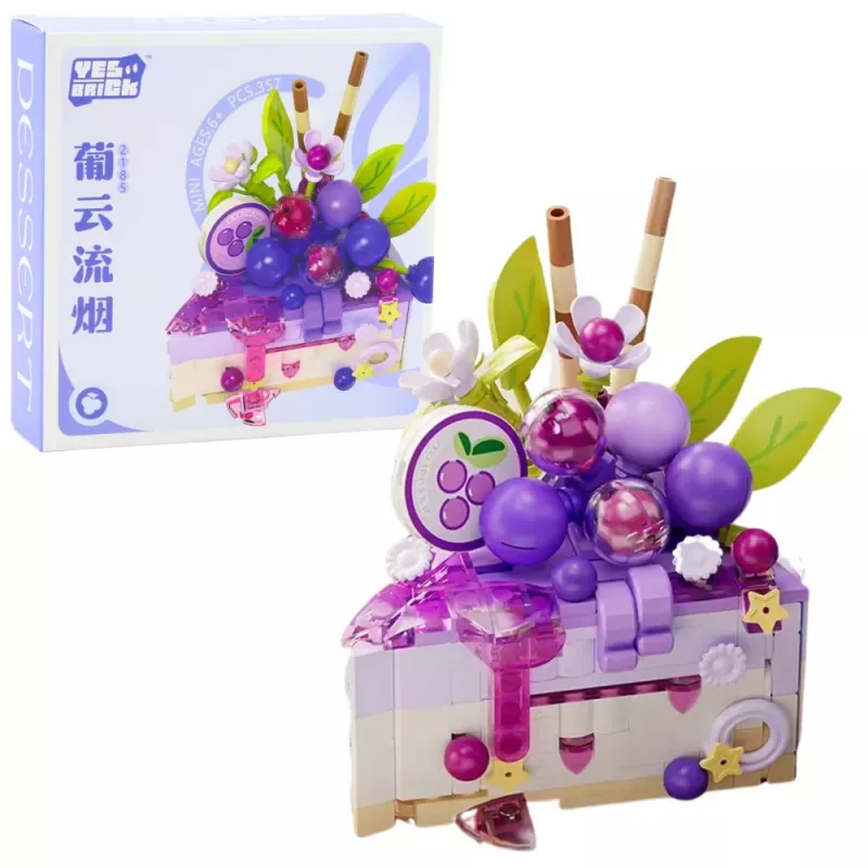 LEAN TOYS bouwstenen taart dessert versierd 292–357 onderdelen